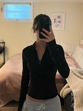 Lululemon Black BBL Zip-Up Jacket